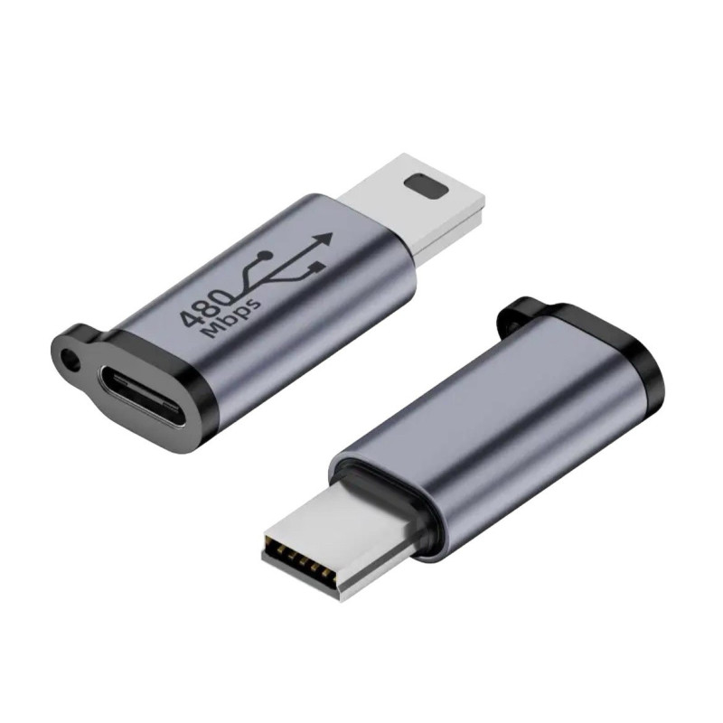 Перехідник Type-C на mini USB D09-13