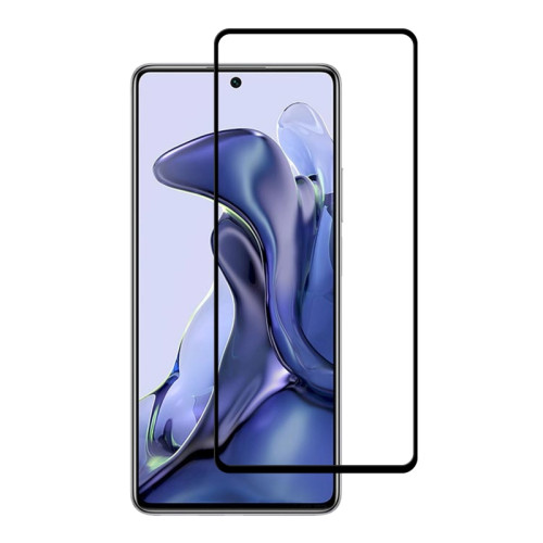 Захисне скло Glass Xiaomi Mi 11T, 11T Pro Full Glue black