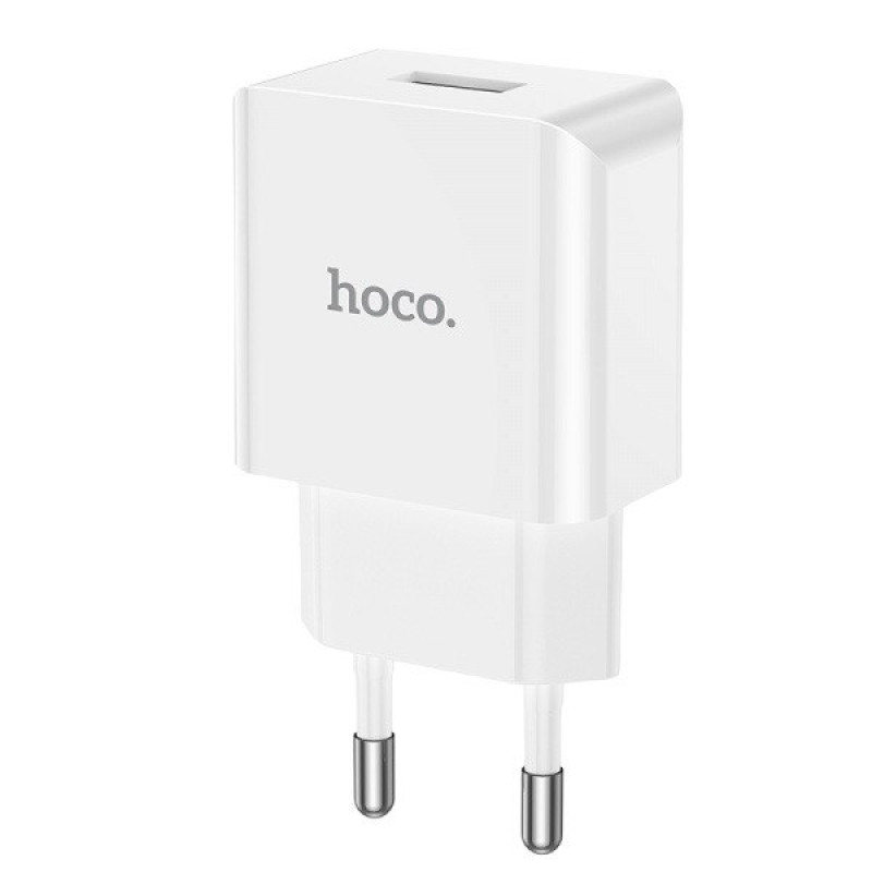 Зарядний пристрій Hoco C106A USB-A 2.1А white