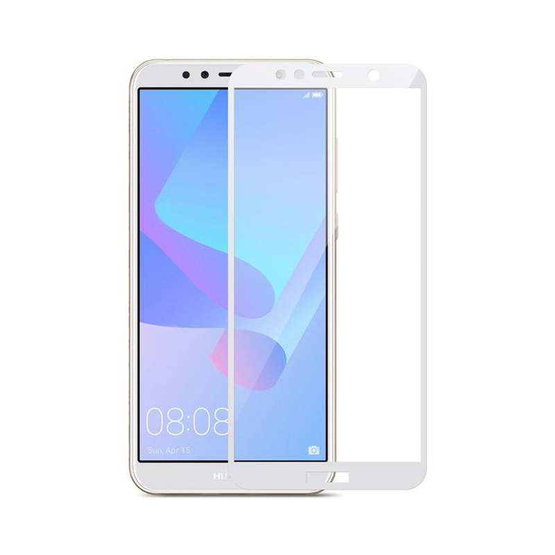 Захисне скло Glass Huawei Y6 2018, Honor 7A Pro Full Glue white