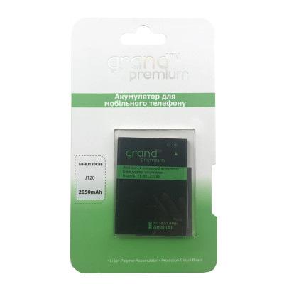 Акумулятор Samsung J120 Galaxy J1 2016 EB-BJ120CBE Grand Premium