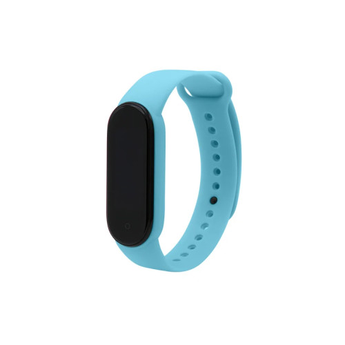 Ремінець для Xiaomi Mi Band 5, 6 silicone light-blue