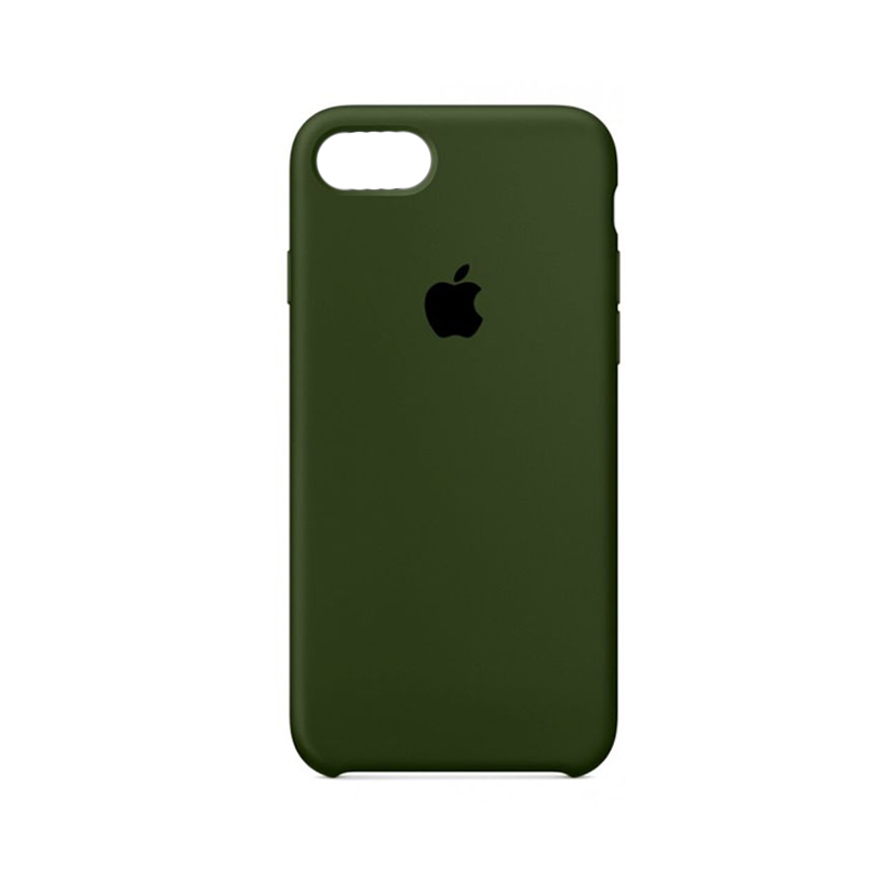 Накладка Original Silicone Case iPhone 6, 6S green army