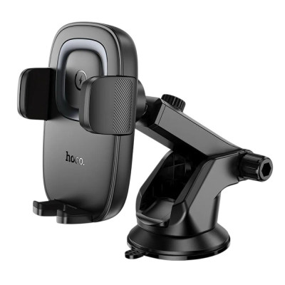 Автотримач Hoco HW32 wireless car 15W в на присосці black