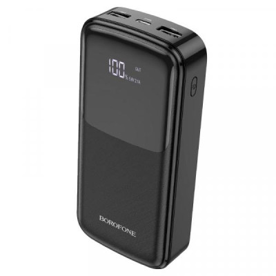 Зовнішній акумулятор Borofone BJ17A 20000 mAh black Зовнішній акумулятор Borofone BJ17A 20000 mAh black