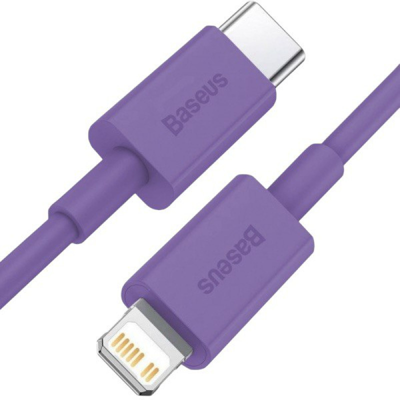USB кабель Baseus Type-C to Lightning CAYS001505 purple USB кабель Baseus Type-C to Lightning CAYS001505 purple