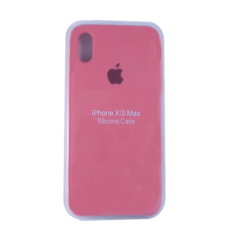 Накладка Original Silicone Case iPhone XS Max water pink