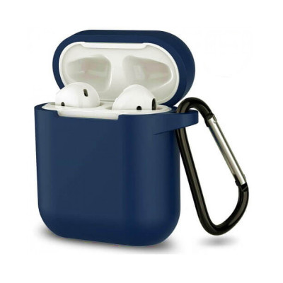 Чохол для Airpods, Airpods 2 Original Silicone midnight blue Чохол для Airpods, Airpods 2 Original Silicone midnight blue