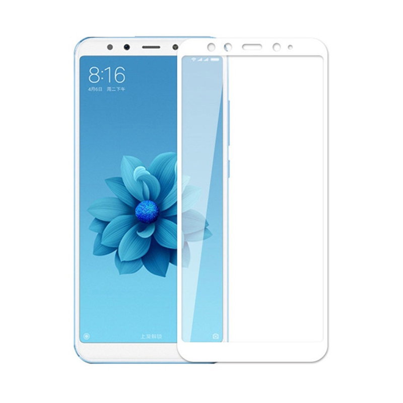 Захисне скло Glass Xiaomi Mi A2, 6X  9D white