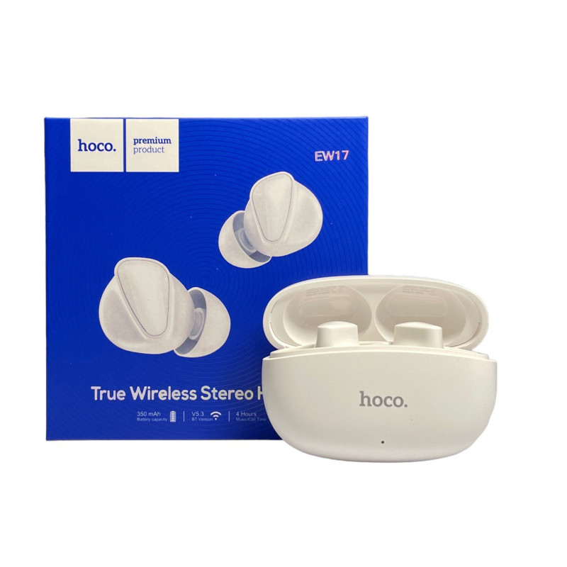 Навушники Bluetooth Hoco EW17 white