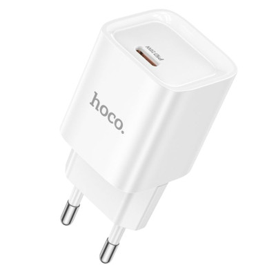 Зарядний пристрій Hoco C146A USB-C PD 20W white Зарядний пристрій Hoco C146A USB-C PD 20W white