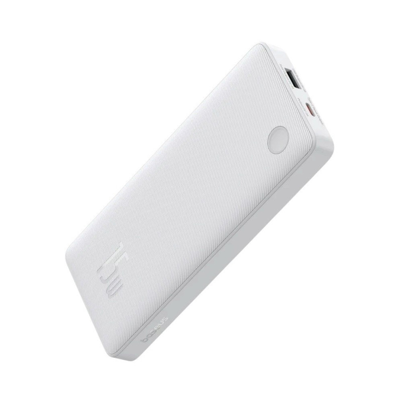 Зовнішній акумулятор Baseus Airpow Litel 15W 10000mAh white P10067500213-00 Зовнішній акумулятор Baseus Airpow Litel 15W 10000mAh white P10067500213-00