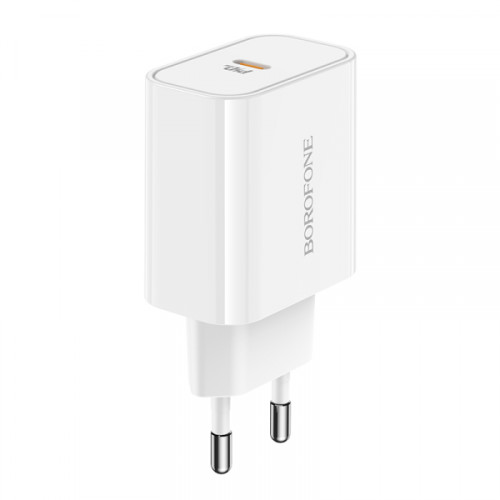 Зарядний пристрій Borofone BA57A USB-C, PD 20W, white