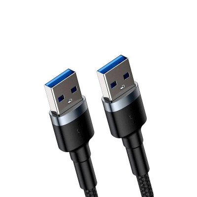 USB кабель Baseus Cafule USB3.0 на USB 3.0 1 метр dark grey (CADKLF-C0G) USB кабель Baseus Cafule USB3.0 на USB 3.0 1 метр dark grey (CADKLF-C0G)