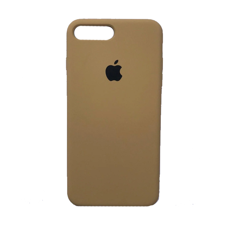 Накладка Original Silicone Case iPhone 7 Plus, 8 Plus caramel