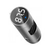 FM трансмітер Bluetooth Baseus CCNLZ-0S silver