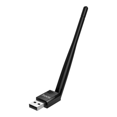 Wi-Fi USB адаптер Hoco HI37 802.11bgn wi-fi 4 150Mbps 2.4GHz 3dBi black Wi-Fi USB адаптер Hoco HI37 802.11bgn wi-fi 4 150Mbps 2.4GHz 3dBi black