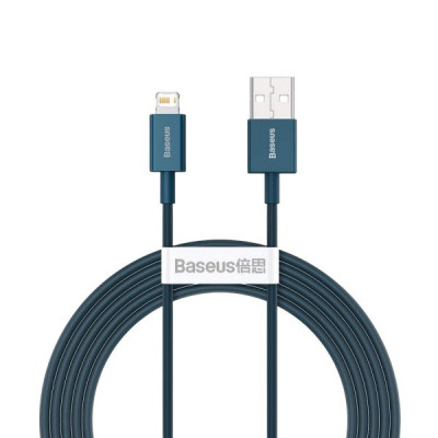 USB кабель Baseus CALYS-C03 Lightning blue 2m USB кабель Baseus CALYS-C03 Lightning blue 2m