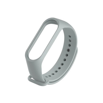 Ремінець для Xiaomi Mi Band 3, 4 silicone gray Ремінець для Xiaomi Mi Band 3, 4 silicone gray