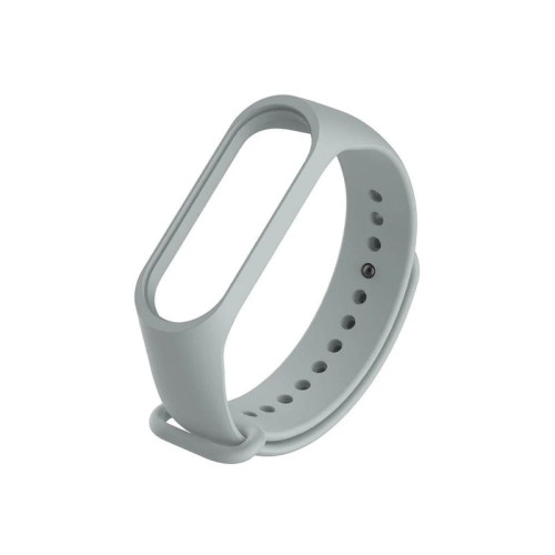 Ремінець для Xiaomi Mi Band 3, 4 silicone gray Ремінець для Xiaomi Mi Band 3, 4 silicone gray