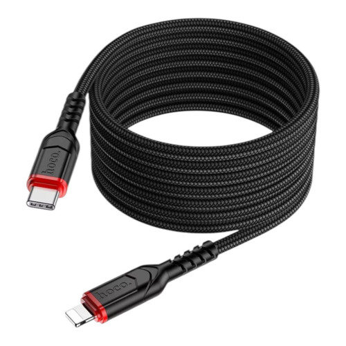 USB кабель Hoco X59 Type-C to Lightning black 3m