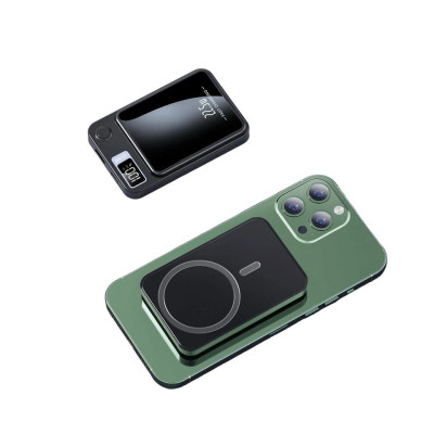 Зовнішній акумулятор MagSafe з беспроводною зарядкою 10000 mAh 22.5W Black Зовнішній акумулятор MagSafe з беспроводною зарядкою 10000 mAh 22.5W Black