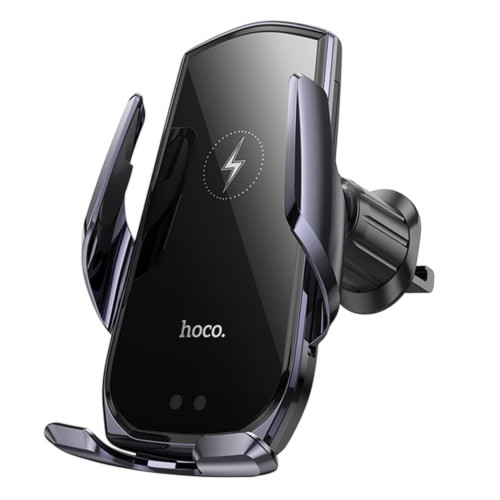Автотримач Hoco CA202 Plus Wireless Car 15W в дефлектор black Автотримач Hoco CA202 Plus Wireless Car 15W в дефлектор black