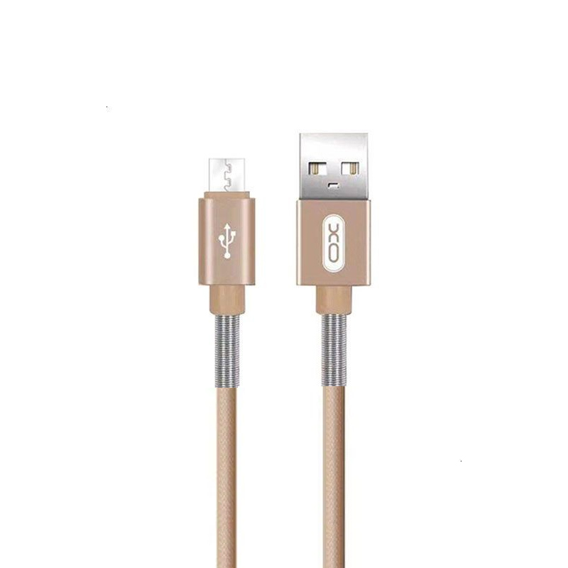 USB кабель XO NB27 microUSB gold