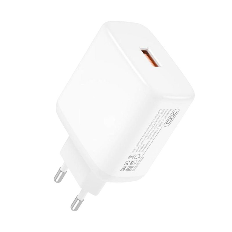 Зарядний пристрій XO L79 1 USB 4A, 40W white