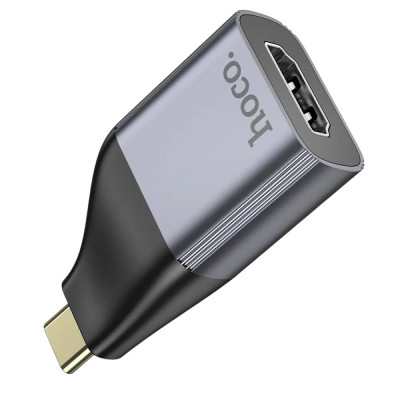Перехідник Type-C to HDTV adapter Hoco UA33 metal gray Перехідник Type-C to HDTV adapter Hoco UA33 metal gray