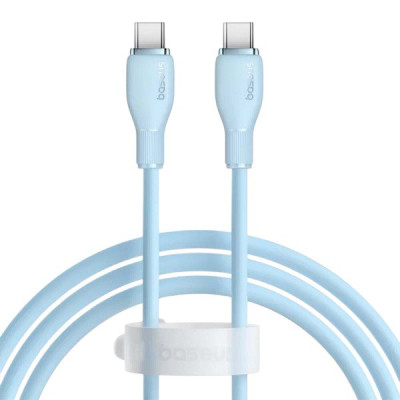 USB кабель Baseus Type-C to Type-C P10355702311-01 100W blue 2m USB кабель Baseus Type-C to Type-C P10355702311-01 100W blue 2m