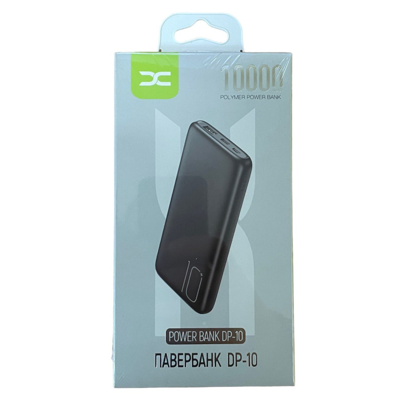 Зовнішній акумулятор DC DP-10 10000 mAh black