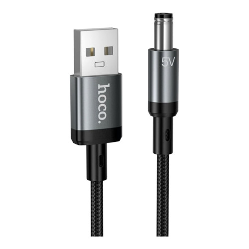 Кабель Hoco X129 USB to DC5.5x2.1/2.5mm для роутеру 5V Кабель Hoco X129 USB to DC5.5x2.1/2.5mm для роутеру 5V