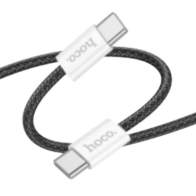 USB кабель Hoco X104 Type-C to Type-C black 2m USB кабель Hoco X104 Type-C to Type-C black 2m