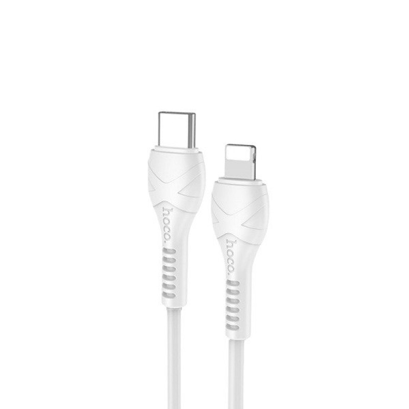 USB кабель Hoco X37 Type-C to Lightning white 0.5m USB кабель Hoco X37 Type-C to Lightning white 0.5m