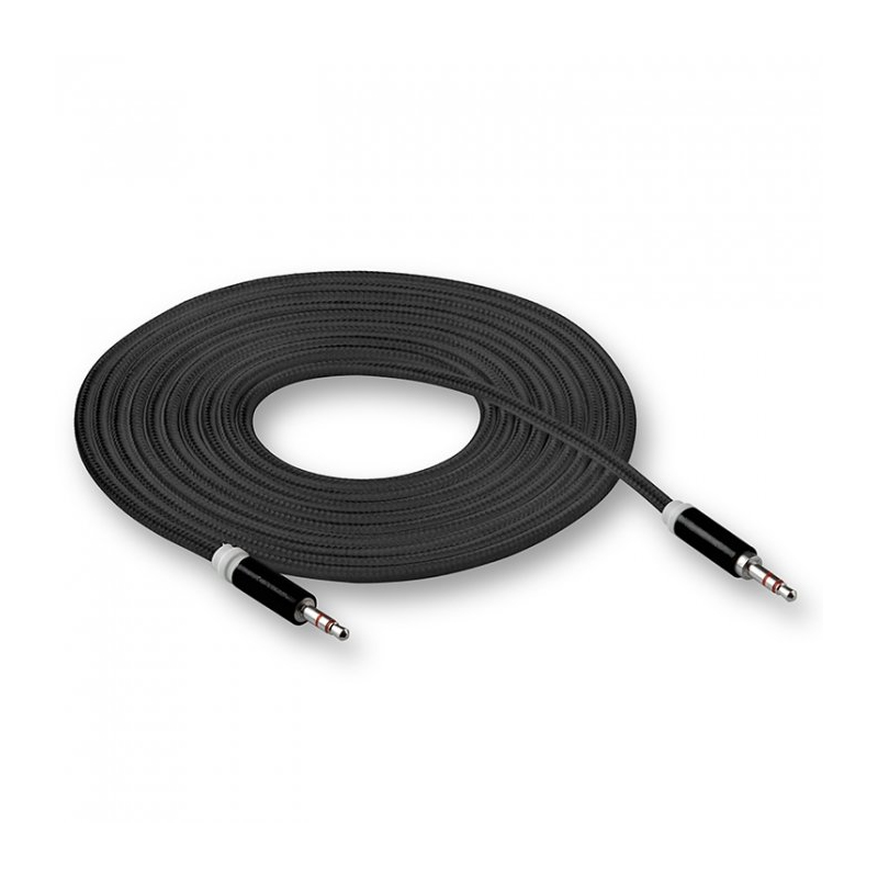 Аудіо-кабель Walker A520 AUX 3.5 мм 3 метра black