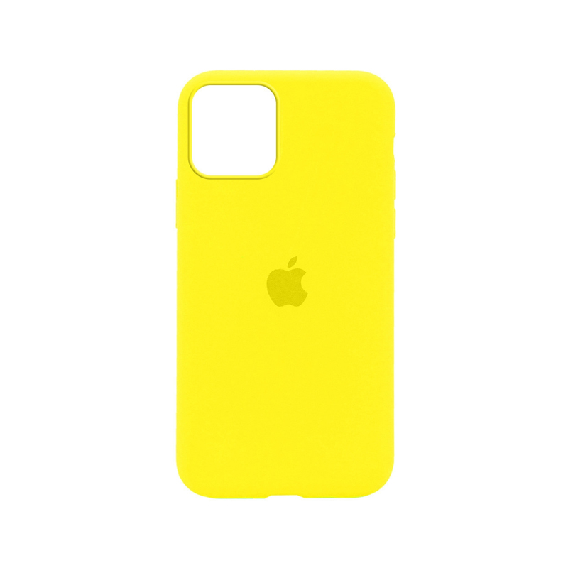 Накладка Original Silicone Case iPhone 12 mini yellow lime