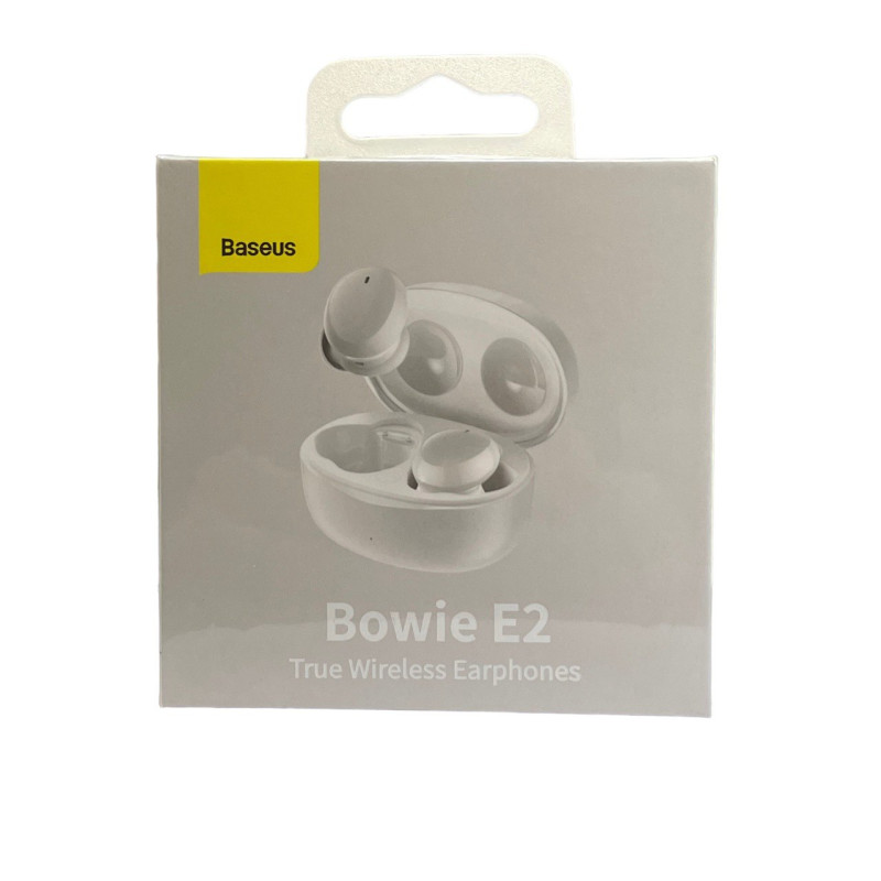 Навушники Bluetooth Baseus E2 NGTW090002 White