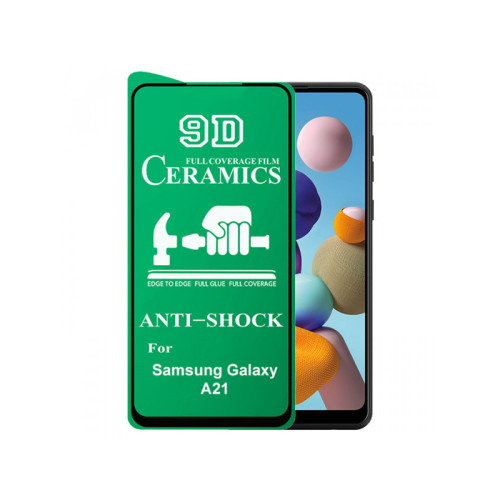 Захисне скло Glass Samsung A21, A215, A21S, A217 Ceramic black Захисне скло Glass Samsung A21, A215, A21S, A217 Ceramic black