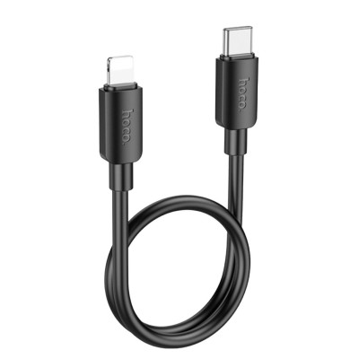 USB кабель Hoco X96 Type-C to Lightning black 0.25m USB кабель Hoco X96 Type-C to Lightning black 0.25m