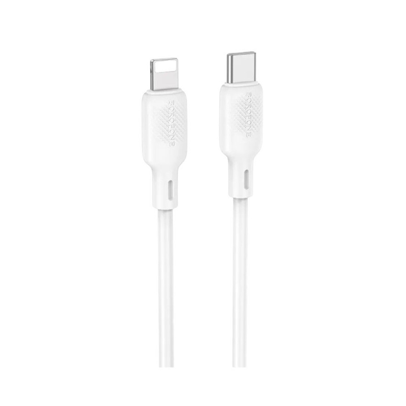 USB кабель Borofone BX113 Type-C to Lightning white USB кабель Borofone BX113 Type-C to Lightning white