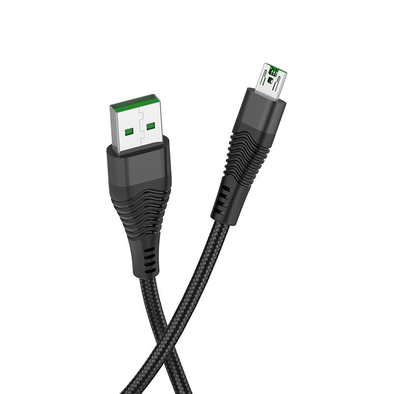 USB кабель Hoco U53 microUSB black
