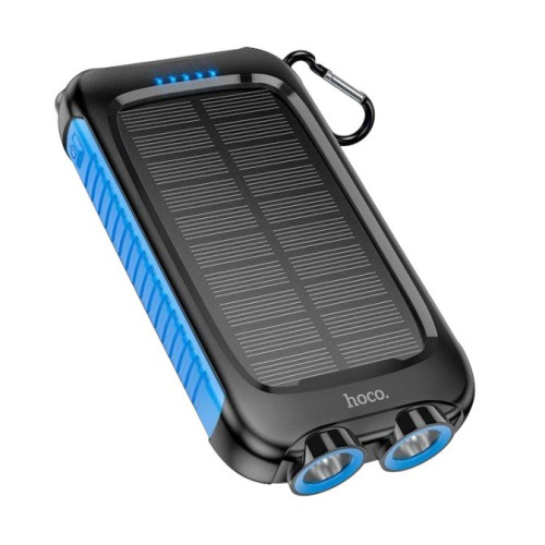 Зовнішній акумулятор Hoco DB51 Sunpower Solar 8000 mAh black, blue