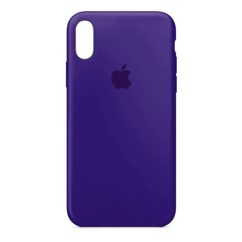 Накладка Original Silicone Case iPhone XS Max violet