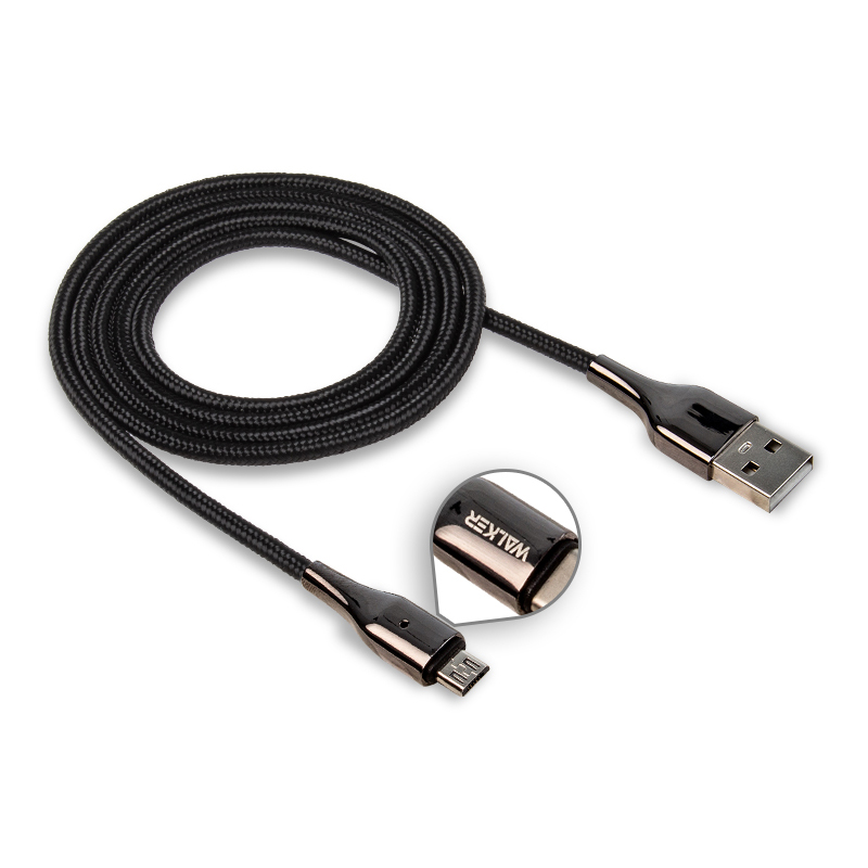 USB кабель Walker C930 microUSB black