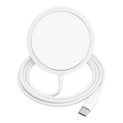 Бездротовий зарядний пристрій Walker WH-55 15W Magsafe white Бездротовий зарядний пристрій Walker WH-55 15W Magsafe white