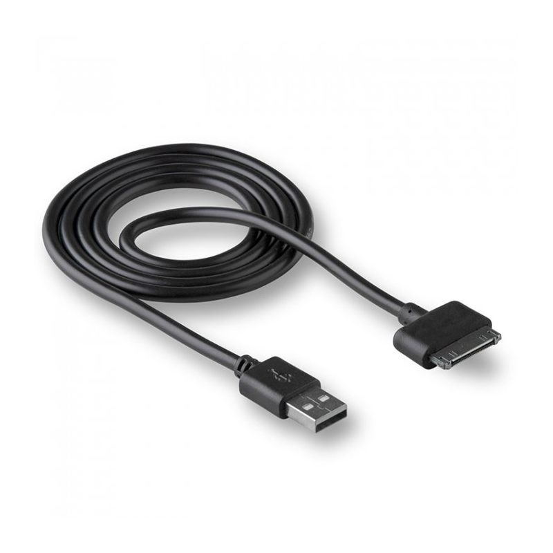 USB кабель Walker 110 iРhone 4G, 4S 30 pin black