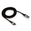 USB кабель Walker C970 microUSB магнітний з передачею даних black