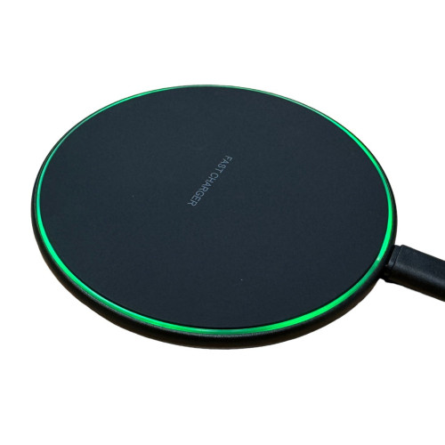 Бездротовий зарядний пристрій 5W, 7.5W, 10W port Type-C black