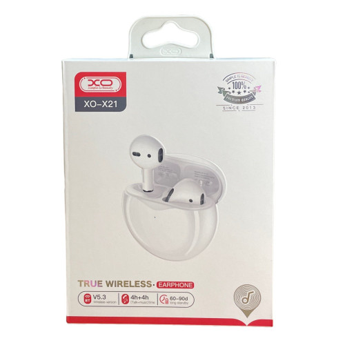 Навушники Bluetooth XO X21 white